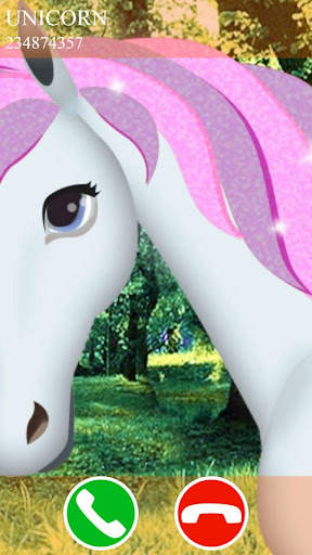 fake call unicorn game screenshot 1