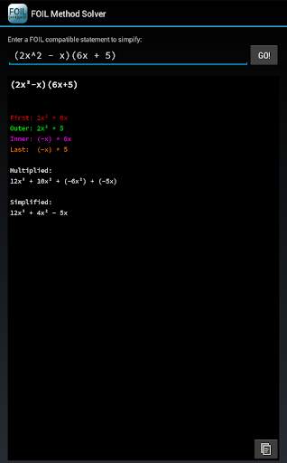 FOIL Method Solver (FREE) screenshot 3