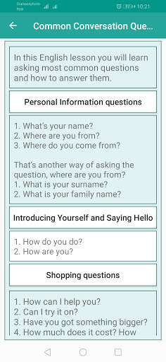 English Conversation screenshot 10