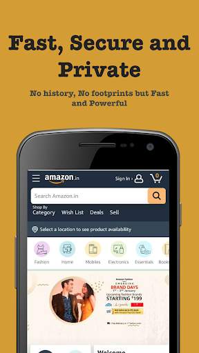 Mini Web Browser - Safe & Fast screenshot 1