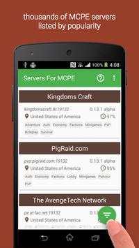 Servers For Minecraft PE screenshot 1