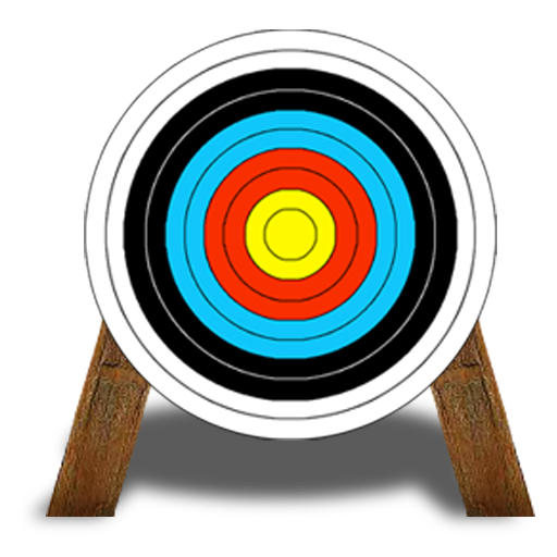 Archer bow shooting icon