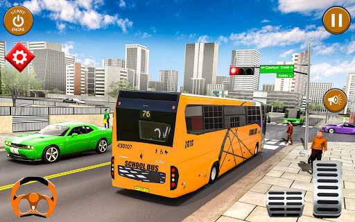 City School Bus Driving Simulator :Coach Bus Games screenshot 7