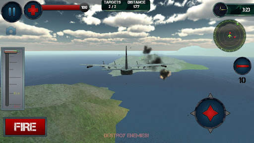 Airplane Gunship Simulator 3D screenshot 2