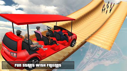 Biggest Mega Ramp With Friends - Car Games 3D screenshot 1