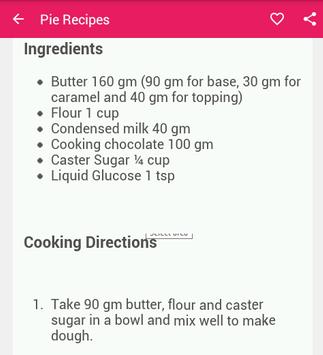 Pie Recipes screenshot 3