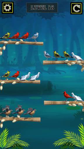 Colored Bird Sort Puzzle screenshot 1