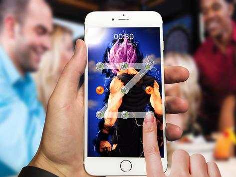 Goku Black Locks Pattern screenshot 4