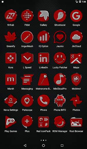Red Icon Pack 11 تصوير الشاشة