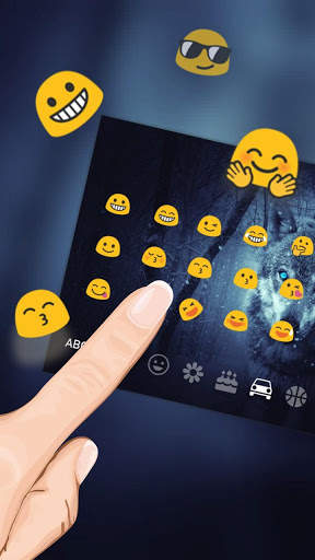 Wild Wolf Keyboard Theme HD screenshot 3