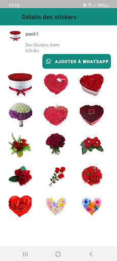 Flowers Stickers for Whatsapp screenshot 2
