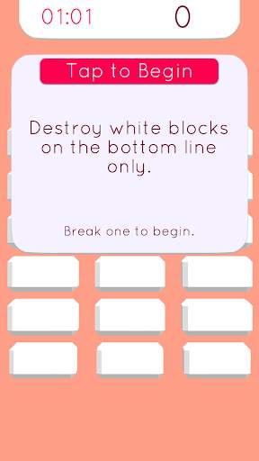 Blocks Race White Tiles Piano screenshot 1
