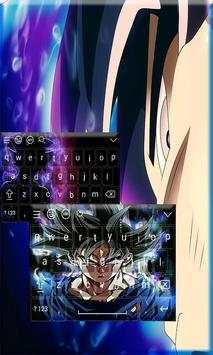 Goku Ultra Instinc Super Saiyan Keyboard Theme screenshot 2