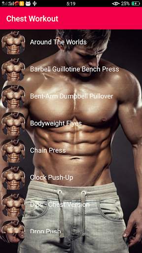 Chest Workouts screenshot 2