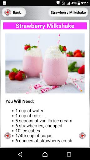 Juice and Milkshake Recipes screenshot 6