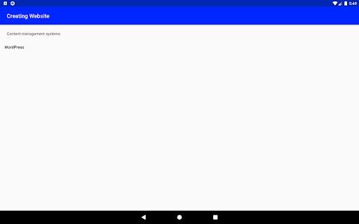 Creating Website screenshot 7