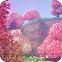 Kawaii world for minecraft mods logo