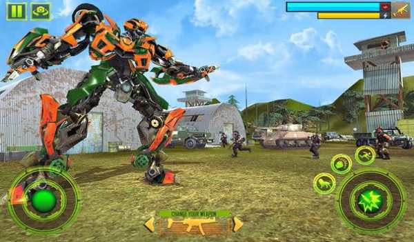 Angry Lion Robot Transforming Games Wild Lion Game screenshot 11