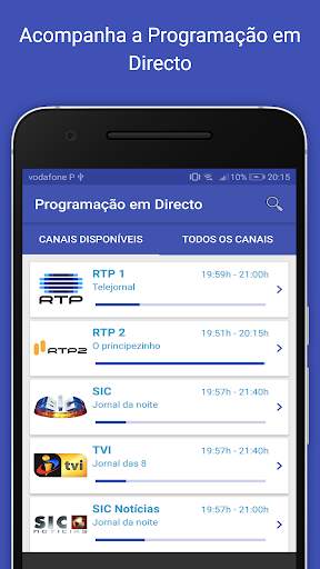 Tv Portugal - guia tv gratis screenshot 1