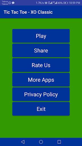 Tic Tac Toe -  Noughts and Crosses - X and O game screenshot 2