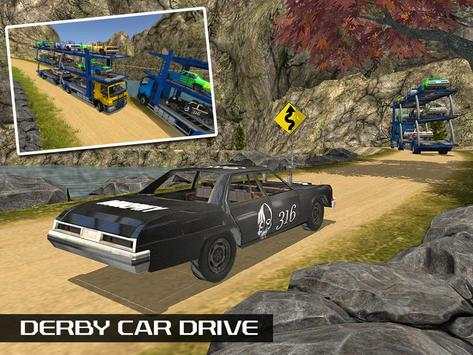 Derby Car Transport Truck Sim screenshot 11