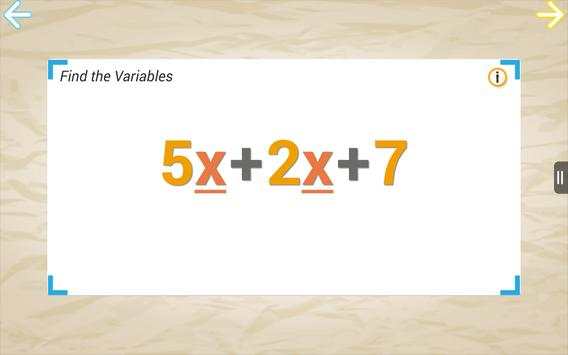 Algebra Basics 19 تصوير الشاشة