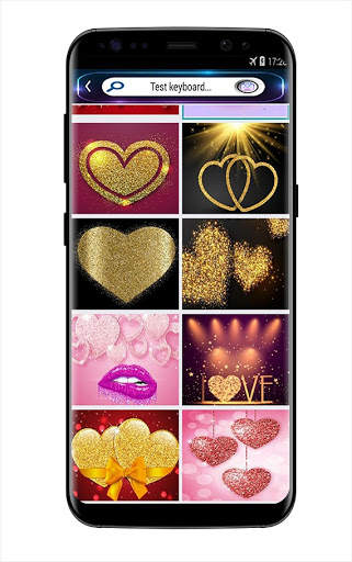 Heart Glitter Sparkling keyboard screenshot 6