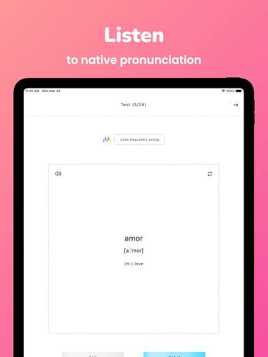 Memorize: Learn Spanish Words with Flashcards screenshot 13