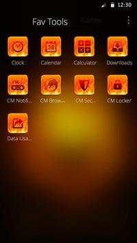Fire Skull Theme screenshot 2