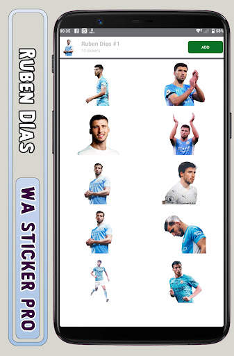 Ruben Dias - WA Sticker Pro screenshot 2