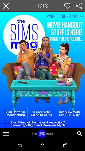 The Sims Magazine screenshot 2