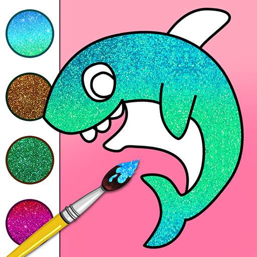 Baby Shark Glitter Coloring Game 1.0