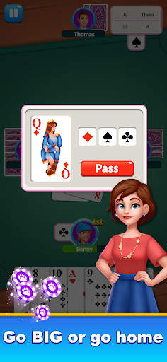 King of Belote Card Game screenshot 2