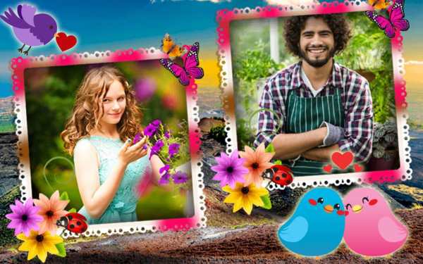 Mountains Photo Frames Dual: Photo frames & editor screenshot 2