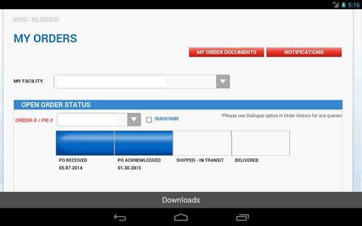 UOP Order Status screenshot 7
