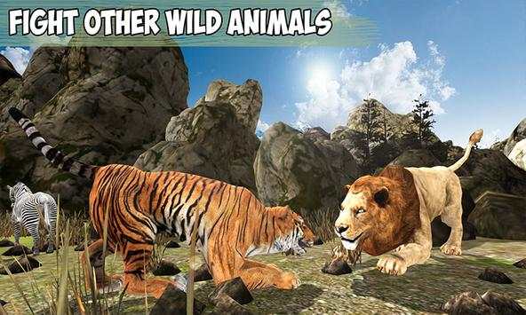 Angry Tiger Jungle Survival 3D screenshot 5