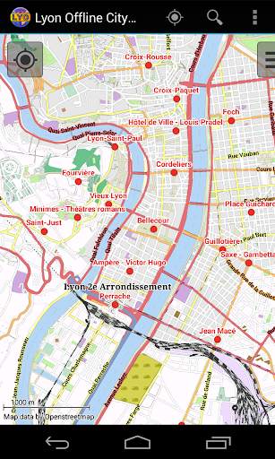 Lyon Offline City Map screenshot 1