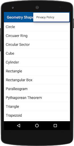 Geometry Formula & Calculator скриншот 2