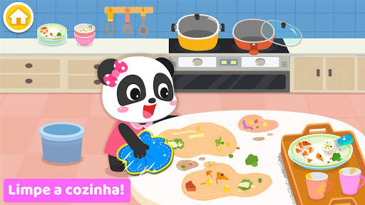 Vida do Bebê Panda: faxina screenshot 3