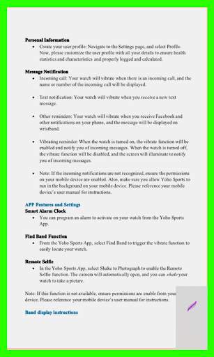 Smartwatch Yoho Sports Guide screenshot 3