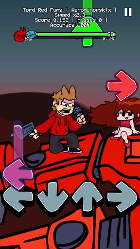 FNF Tord Red Fury Expanded Mod screenshot 2