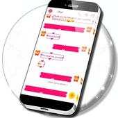 Pink Hearts SMS Theme 1.277.1.201