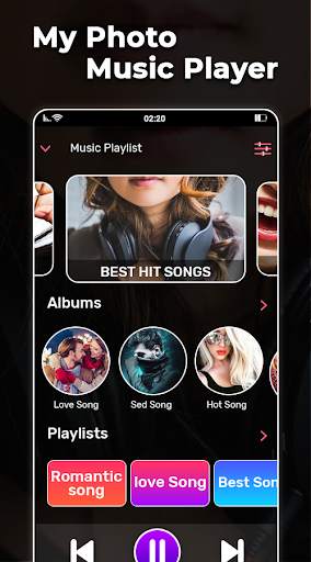 My Photo On Music Player - Background Album Theme screenshot 4