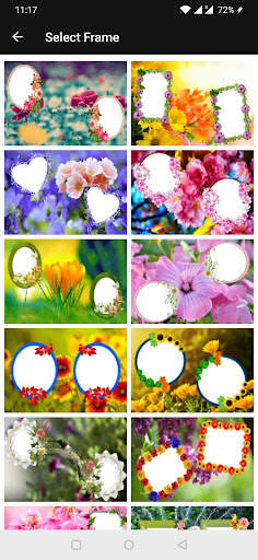 Flowers Dual Photo Frames screenshot 2