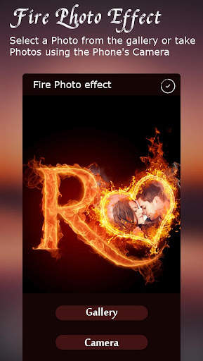 Fire Text Photo Frame screenshot 6