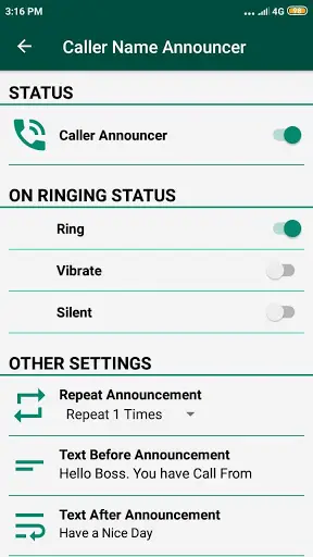 Caller Name Announcer   Ringtone/Caller ID Speaker screenshot 3