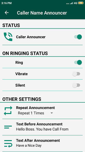 Caller Name Announcer   Ringtone/Caller ID Speaker screenshot 3