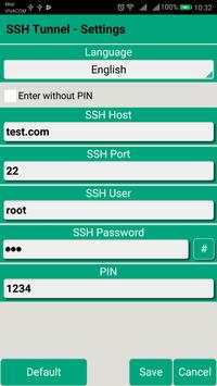 SSH Tunnel screenshot 3