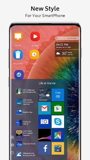 Oppo Find X theme for CL screenshot 2
