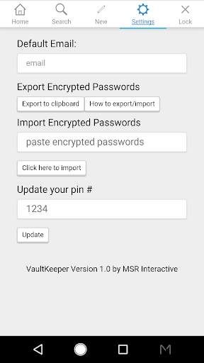 VaultKeeper - Offline Encrypted Password Manager screenshot 4